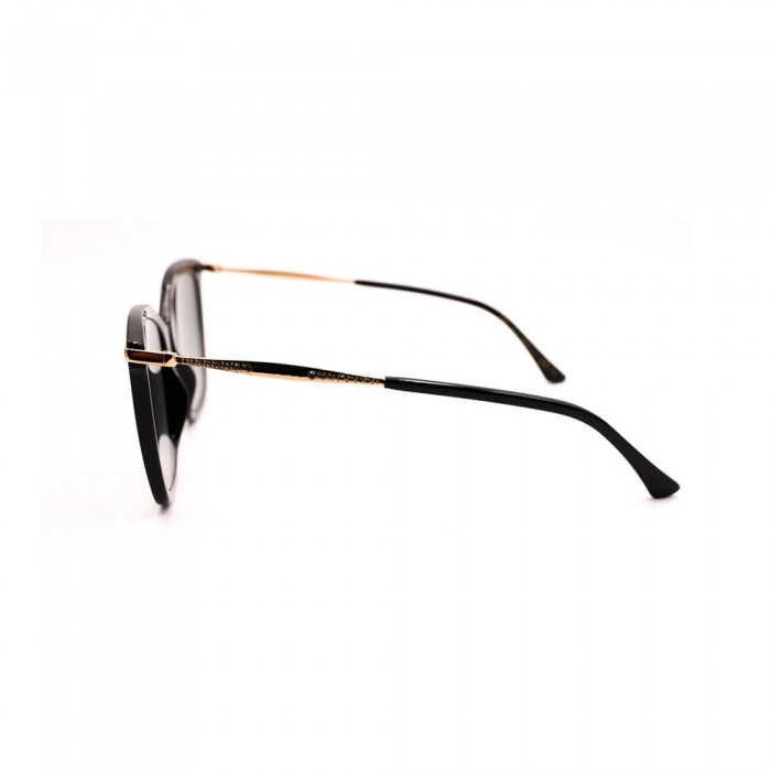 نظارة شمسية,ماركة JIMMY CHOO, موديل ELIA/S807,للنساء,وايفير,إطار اسود, عدسات اسود,خليط معدني