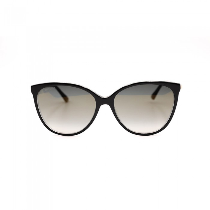 نظارة شمسية,ماركة JIMMY CHOO, موديل LISSA/S,للنساء,عيون القط,إطار اسود, عدسات اسود,خليط معدني