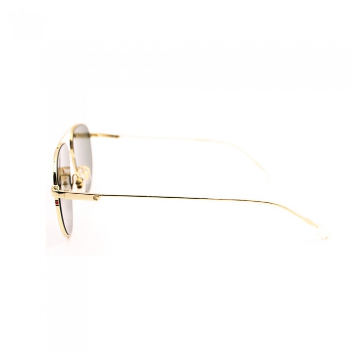 نظارة شمسية,ماركة CARRERA, موديل 2014,للنساء,شكل عشوائي,إطار ذهبي, عدسات اسود,خليط معدني