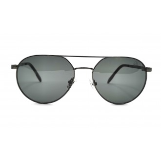نظارة شمسية ماركة Cavallo Bianco موديل WX2264لون C2 رجالية ,اطار معدني,لون عدسة اسود,أطار اسود, افييتور 