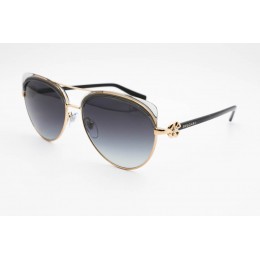 نظارة شمسية,ماركة BVLGARI, موديل 6164B,للنساء,افييتور,إطار مزيج من الالوان, عدسات اسود,خليط معدني