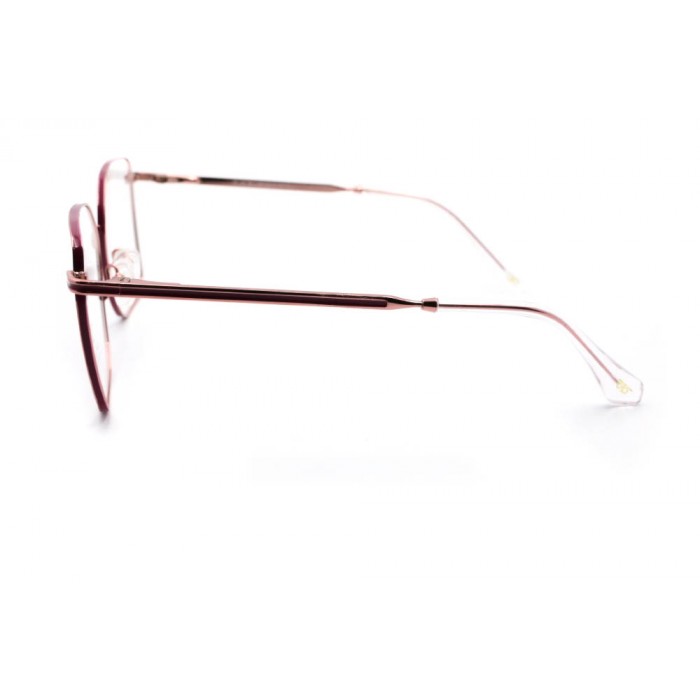 نظارة طبية ,ماركة TOP POINT, موديل 23165-C2,للنساء,شكل عشوائي,إطار روز, عدسات الشفاف,خليط معدني