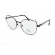 نظارة طبية ,ماركة TOP POINT, موديل 23166-C1,للنساء,الفراشة,إطار اسود, عدسات الشفاف,خليط معدني