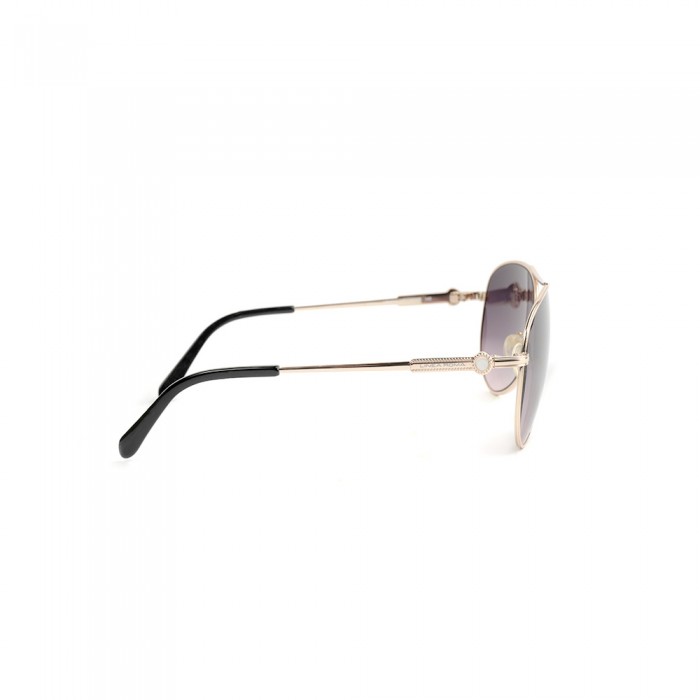 نظارة شمسية,ماركة LINEA ROMA , موديل 3573-c2,للنساء,افييتور,إطار ذهبي, عدسات بني,خليط معدني