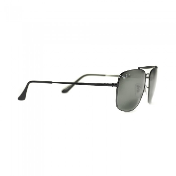 نظارة شمسية,ماركة RAYBAN ,موديل 3560,للرجال,مستطيل , لون اطار اسود ,عدسة الاخضر,خليط معدني
