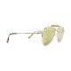 نظارة شمسية,ماركة Tom Ford ,موديل 536,للرجال,افييتور , لون اطار مزيج من الالوان ,عدسة ذهبي,خليط معدني