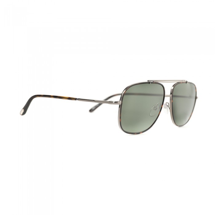 نظارة شمسية,ماركة Tom Ford ,موديل 693,للرجال,مربع , لون اطار مزيج من الالوان ,عدسة اسود,خليط معدني