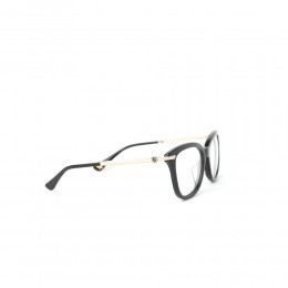 نظارة طبية ,ماركة CAVALLO BIANCO , موديل fr-012-01,للنساء,وايفير,إطار اسود, عدسات شفاف,متعددة