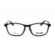 نظارة طبية ماركة سمارت موديل 107-C1 للجنسين - إطار بلاستيك أسود مستطيل