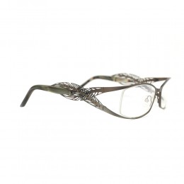 نظارة طبية ,ماركة Boucheron, موديل 187-02,للنساء,مستطيل,إطار مزيج من الالوان, عدسات شفاف,خليط معدني