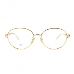 نظارة طبية ,ماركة fred, موديل 50026U-030-53,للنساء,كبير جدا,إطار ذهبي, عدسات شفاف,خليط معدني