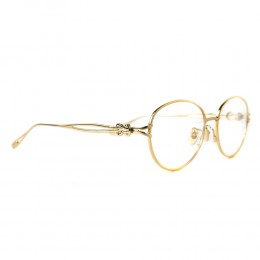 نظارة طبية ,ماركة fred, موديل 50026U-030-53,للنساء,كبير جدا,إطار ذهبي, عدسات شفاف,خليط معدني