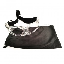 نظارات كرة السلة أو كرة القدم  نظارات رياضية عصرية مضادة للضباب ومضادة للصدمات يمكن ارتداؤها كنظارات رياضية.شفاف