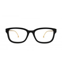 نظارة طبية ,ماركة fendi ,موديل 0418-807,للنساء,مستطيل, لون اطار اسود ,عدسة شفاف,اسيتات ومعدن