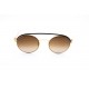 نظارة شمسية ماركة MOMO DESIGEN,موديل 532-C5 ,للجنسين ,اطار مستدير ذهبي,  عدسات بني ,اطار معدني ,ضد الشمس