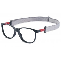 نظارات نانو فيستا للاطفال ، رمادي غامق - احمر - ازرق مطفي ، بلاستيك. موديل Quest 3