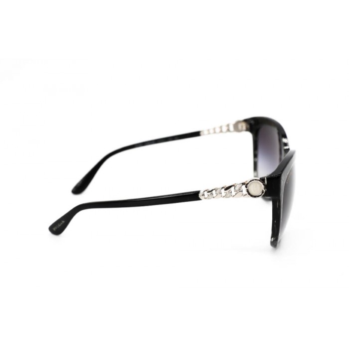 نظارة شمسية ، ماركةBVLGARI ، موديل 8158 ، نسائي ، لون الإطار أسود ، إطار على شكل فراشة ، مواد بلاستيكية ، نوع العدسة حماية من الأشعة فوق البنفسجية ، لون العدسة أسود