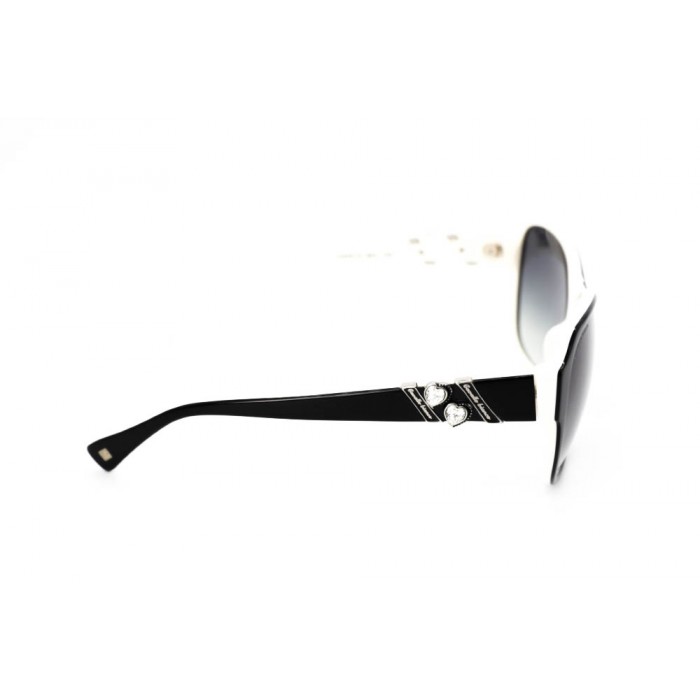 نظارة شمسية ، ماركة CAVALLO BIANCO ، موديل 8916 ، للنساء ، لون الإطار متعدد الألوان ، إطار على شكل فراشة ، مواد بلاستيكية ، نوع العدسة للحماية من الأشعة فوق البنفسجية ، لون العدسة أسود