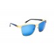 نظارة شمسية ، ماركة CAVALLO BIANCO ، موديل 512 ، نسائي ، لون الإطار ذهبي ، إطار شكل Wayfare ، خامات مزيج معدني ، نوع العدسة معكوسة ، لون العدسة أزرق