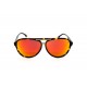 نظارة شمس ، ماركة CAVALLO BIANCO ، موديل 503 ، للنساء ، لون الاطار بني ، اطار طيار ، خامات بلاستيك ، نوع العدسة معكوسة ، لون العدسة احمر