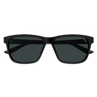 نظارة شمسية رجالية ماركة PUMA موديل PU0467S-001-57.إطار اسود .عدسات سوداء .بلاستيك حقن