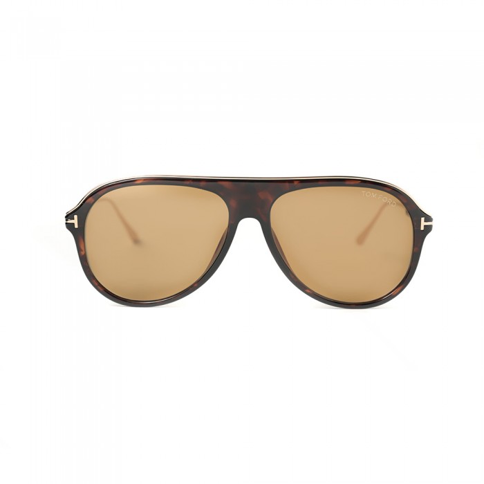 نظارة شمسية,ماركة Tom Ford ,موديل 624,للرجال,افييتور , لون اطار بني ,عدسة بني,خليط معدني