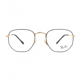نظارة طبية ,ماركة RAYBAN ,موديل 6448,للجنسين,كبير جدا , لون اطار ذهبي ,عدسة شفاف,خليط معدني