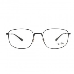 نظارة طبية ,ماركة RAYBAN ,موديل 6457,للجنسين,مربع , لون اطار اسود ,عدسة شفاف,خليط معدني