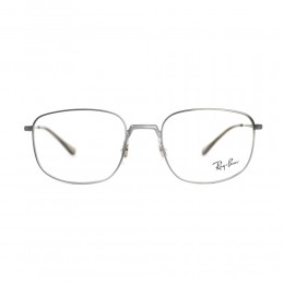 نظارة طبية ,ماركة RAYBAN ,موديل 6457,للجنسين,مربع , لون اطار فضي ,عدسة شفاف,الومنيوم