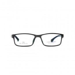 نظارة طبية ,ماركة luis versus,موديل 021-C1,للجنسين,مستطيل,اسود,ضد الضباب,لون العدسة شفاف,اسيتات