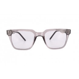 نظارات شمسية نسائية من لوسيدا فيستا - شكل وايفير موديل 6514-C3، إطار أسود شفاف وعدسات سوداء