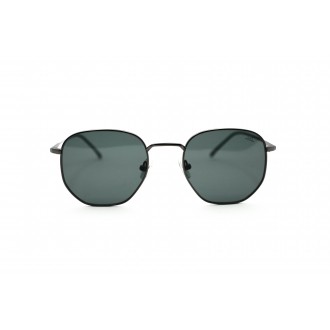 نظارة شمسية,ماركة Cavalo Bianco, موديل WX2246-C1,للجنسين,سداسي,إطار رمادي, عدسات اسود,خليط معدني