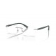 نظارة طبية ,ماركة Armani Exchange موديل 1064,للرجال .شكل مستطيل بدون اطار . خامة معدن .اطار فضي وعدسة شفافة 