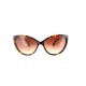 نظارة شمسية، لوسيدا فيستا VO5484S-C2، للنساء، إطار بلون النمر، عدسة بلون العسل، بلاستيك، دائرية