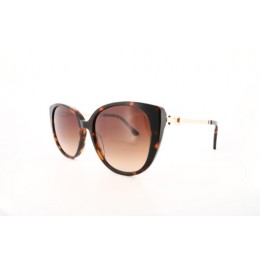 نظارة شمسية، لوسيدا فيستا BV8251-C2، للنساء، إطار بلون النمر، عدسة بلون العسل، بلاستيك، دائرية