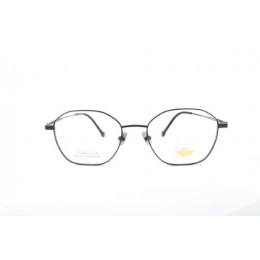 نظارات، لوسيدا فيستا A0507-C3، للنساء، إطار أسود، لون العدسة شفاف، تيتانيوم، سداسي الشكل