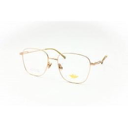 نظارات، لوسيدا فيستا A0530-C1، للنساء، إطار ذهبي، لون العدسة شفاف، تيتانيوم، مربع
