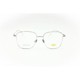 نظارات، لوسيدا فيستا A0530-C2، للجنسين، لون الإطار فضي، لون العدسة شفاف، تيتانيوم، مربع