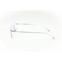 نظارات، لوسيدا فيستا TF70082-C3، للجنسين، لون الإطار بدون إطار، لون العدسة شفاف، أذرع من التيتانيوم، سداسية الشكل