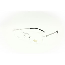 نظارات، لوسيدا فيستا KB21055-C2، للجنسين، لون الإطار بدون حافة، لون العدسة شفاف، سبائك التيتانيوم، مستطيل