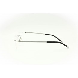 نظارات، لوسيدا فيستا KB21055-C2، للجنسين، لون الإطار بدون حافة، لون العدسة شفاف، سبائك التيتانيوم، مستطيل