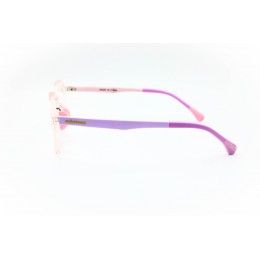 نظارات، LUCIDA VISTA MT810-C211، للأطفال، لون الإطار وردي شفاف، لون العدسة شفاف، بلاستيك، مسدس الشكل