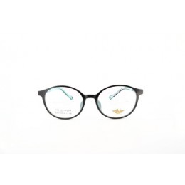 نظارات، LUCIDA VISTA MT816-C2، للأطفال، لون الإطار أسود، لون العدسة شفاف، بلاستيك، دائري