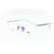 نظارات، LUCIDA VISTA MT816-C19، للأطفال، لون الإطار رمادي شفاف، لون العدسة شفاف، بلاستيك، دائري