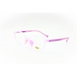 نظارات، لوسيدا فيستا MT816-C209، للأطفال، لون الإطار أرجواني شفاف، لون العدسة شفاف، بلاستيك، دائري