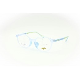 نظارات، LUCIDA VISTA MT816-C212، للأطفال، لون الإطار أزرق شفاف، لون العدسة شفاف، بلاستيك، دائري