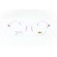 نظارات، LUCIDA VISTA MT812-C209، للأطفال، لون الإطار وردي شفاف، لون العدسة شفاف، بلاستيك، مسدس الشكل