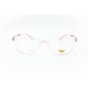 نظارات، LUCIDA VISTA F3501-C216I، للأطفال، لون الإطار وردي شفاف، لون العدسة شفاف، بلاستيك، مستطيل