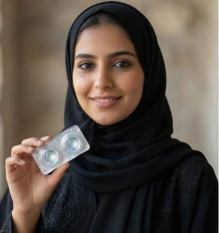 العدسات التجميلية