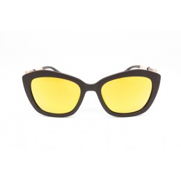 نظارة شمسيه,ماركة EXALT CYCLE موديل  3514,للنساء, شكل  الفراشة ,لون  بني,عدسة عاكسة, لون العدسة , ذهبي, خليط معدني